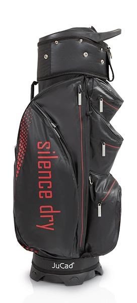 JuCad Silence Dry cart bag, czarno/czerwony