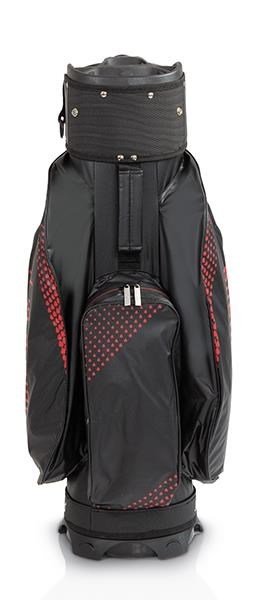 JuCad Silence Dry cart bag, czarno/czerwony