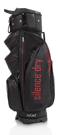 JuCad Silence Dry cart bag, czarno/czerwony