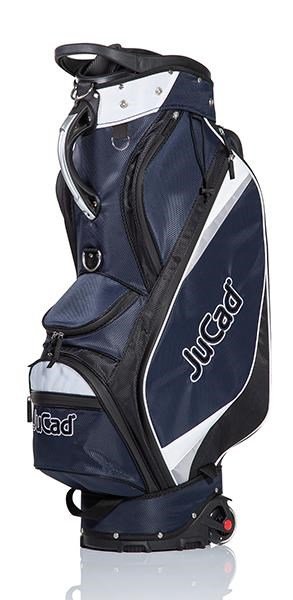 JuCad Bag To Roll cart bag z kółkami, granatowo/biały