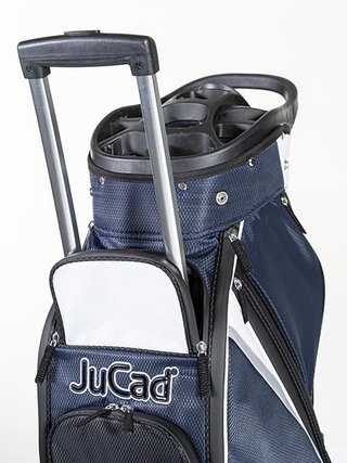 JuCad Bag To Roll cart bag z kółkami, granatowo/biały
