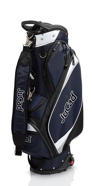 JuCad Bag To Roll cart bag z kółkami, granatowo/biały
