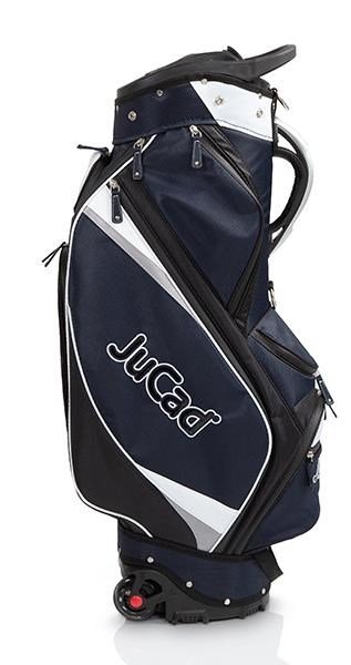 JuCad Bag To Roll cart bag z kółkami, granatowo/biały
