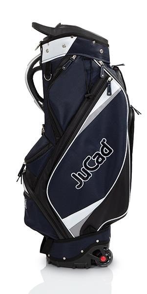JuCad Bag To Roll cart bag z kółkami, granatowo/biały