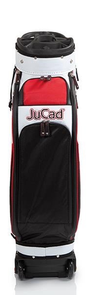 JuCad Bag To Roll cart bag z kółkami, czarno/biało/czerwony