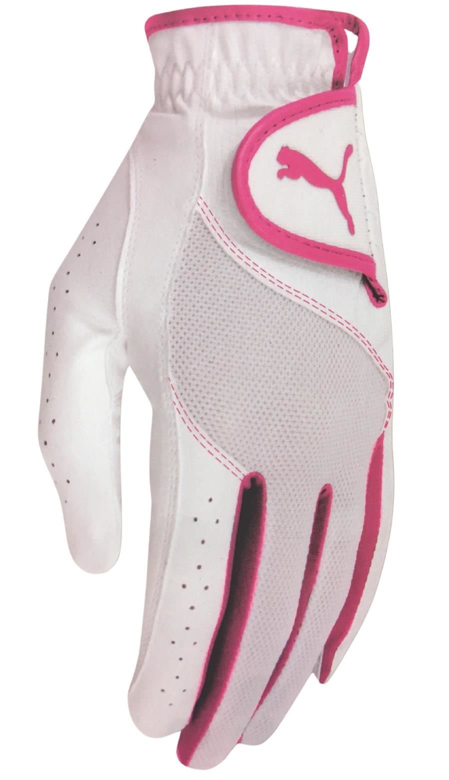 Puma Sport Performance damska rękawica golfowa, biało/różowa