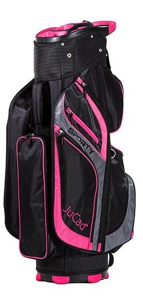JuCad Sporty cart bag, czarno/różowy