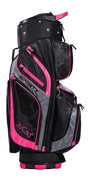 JuCad Sporty cart bag, czarno/różowy