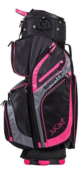 JuCad Sporty cart bag, czarno/różowy