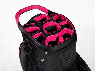 JuCad Sporty cart bag, czarno/różowy