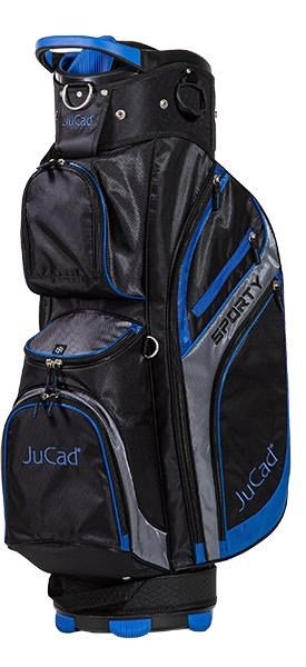 JuCad Sporty cart bag, czarno/niebieski