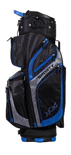 JuCad Sporty cart bag, czarno/niebieski