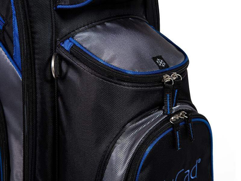 JuCad Sporty cart bag, czarno/niebieski