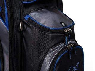 JuCad Sporty cart bag, czarno/niebieski