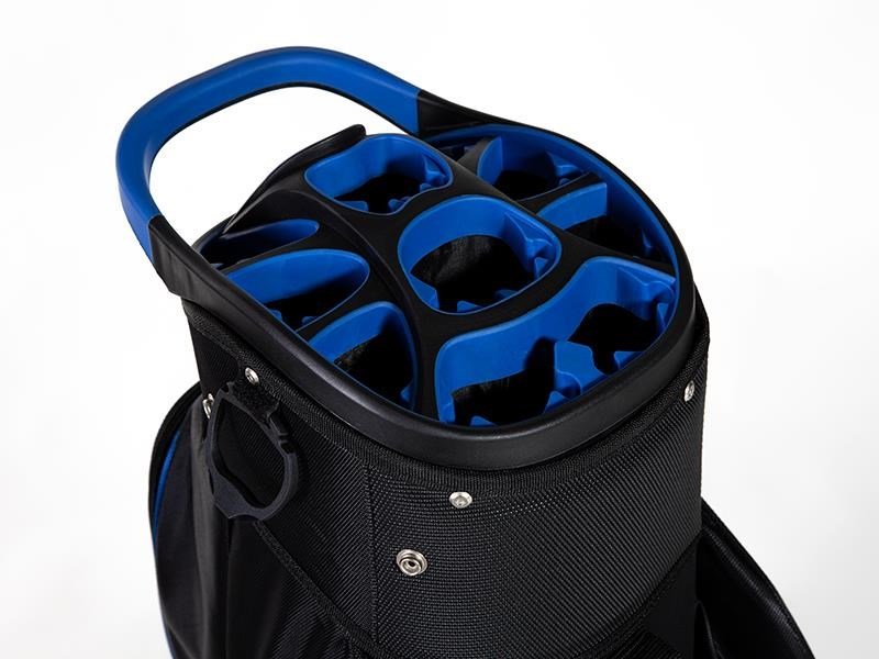 JuCad Sporty cart bag, czarno/niebieski