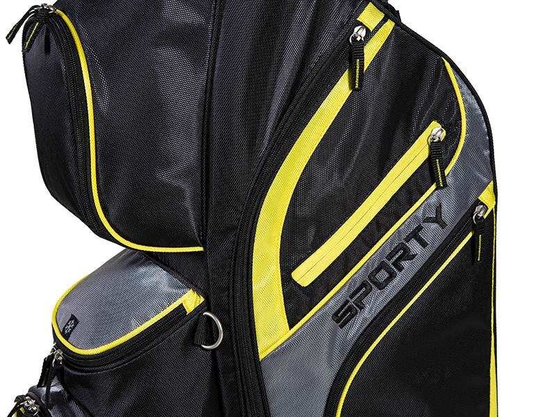 JuCad Sporty cart bag, czarno/żółty
