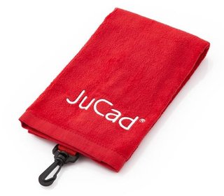JuCad TriFold ręcznik golfowy, czerwony