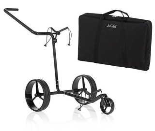 JuCad Carbon Shine 3-wheeled wózek golfowy + torba