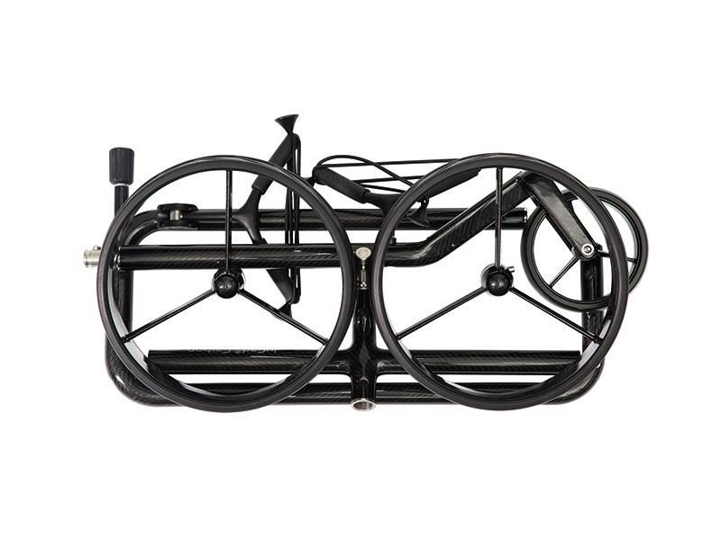 JuCad Carbon Shine 3-wheeled wózek golfowy + torba