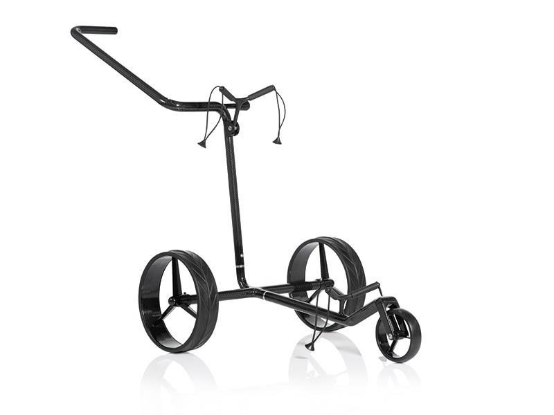 JuCad Carbon Shine 3-wheeled wózek golfowy + torba