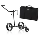 JuCad Carbon Shine 3-wheeled wózek golfowy + torba