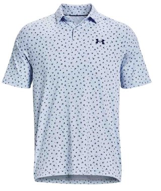 Under Armour Iso-Chill Floral Dash męskie polo, oxford blue