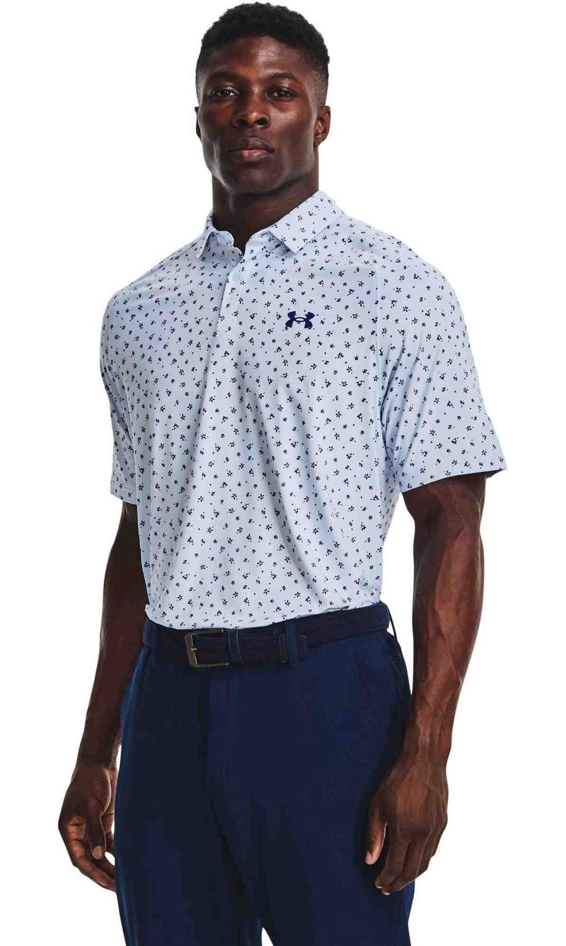 Under Armour Iso-Chill Floral Dash męskie polo, oxford blue