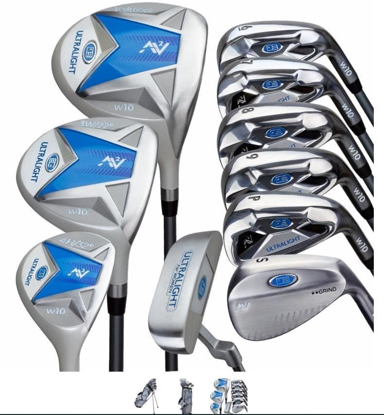 U.S. Kids Golf ULW-60 AV2 10-Club damski zestaw golfowy, grafit