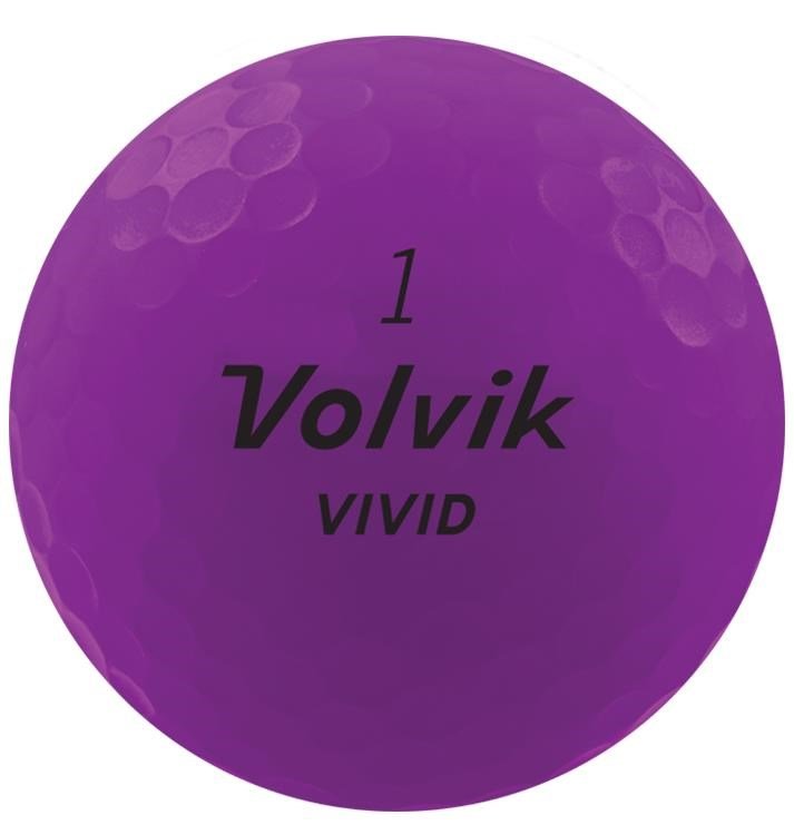 Volvik Vivid piłki golfowe, fioletowe