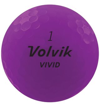 Volvik Vivid piłki golfowe, fioletowe