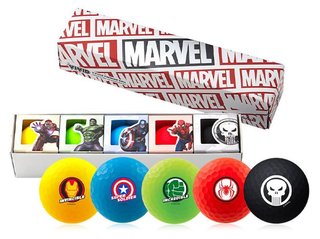 Volvik VIVID MARVEL Characters piłki golfowe, 5szt.