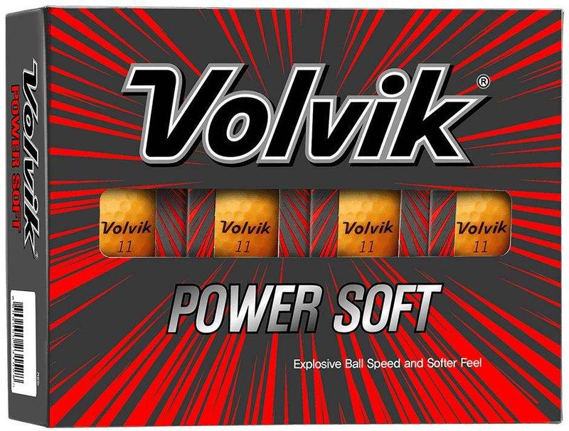 Volvik Power Soft piłki golfowe, pomarańczowe