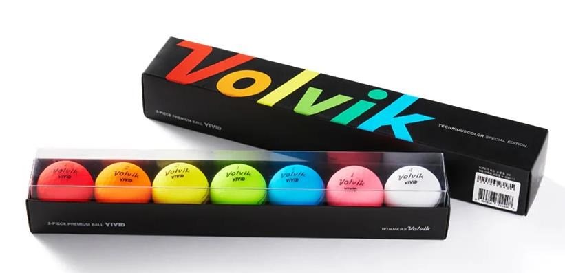 Volvik RAINBOW piłki golfowe (7balls), multi