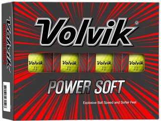 Volvik Power Soft piłki golfowe, żółte
