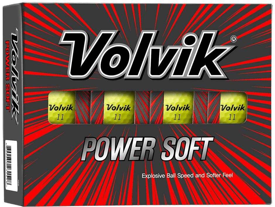 Volvik Power Soft piłki golfowe, żółte