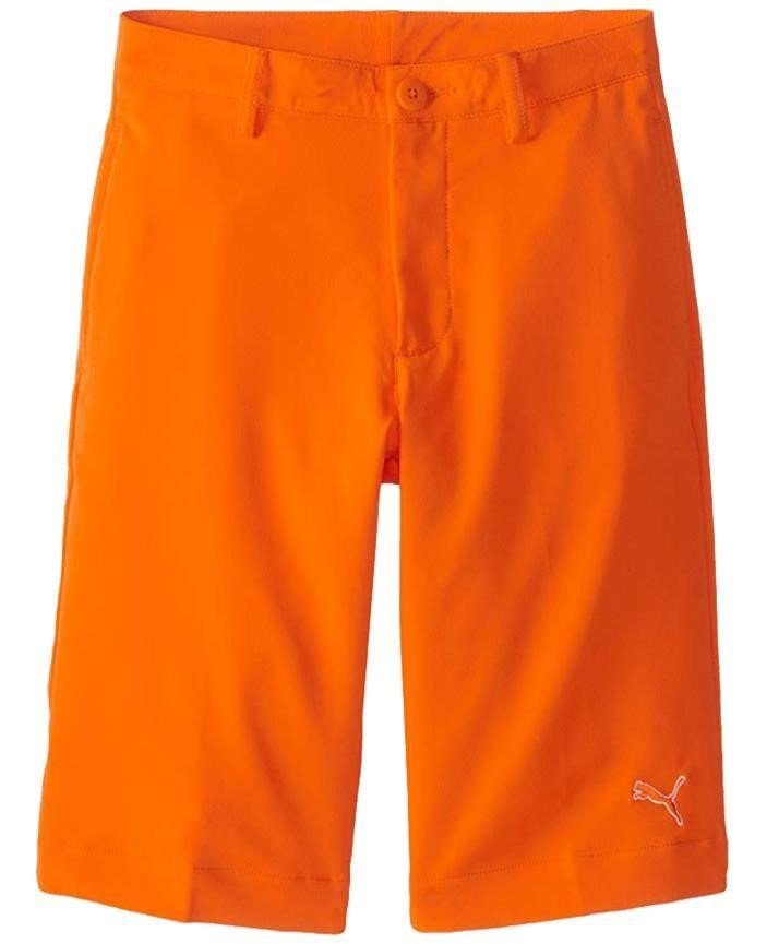 Puma Golf Tech spodenki dla dzieci, pomarańczowe