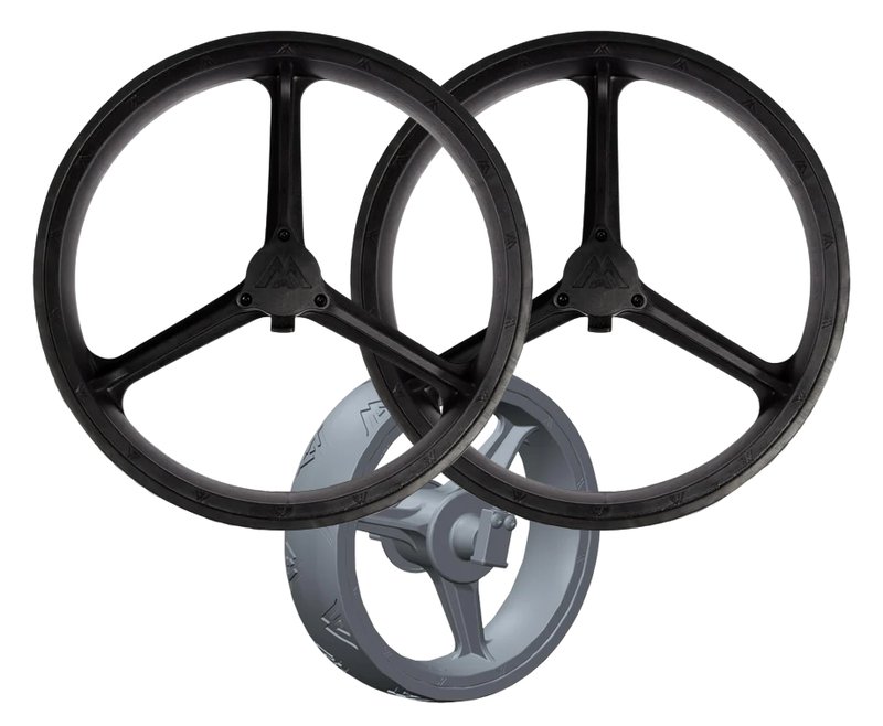 Big Max Spare Part - Wheel Set (2 rear, 1 front) akcesoria do wózka, czarny