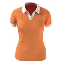Callaway Short Sleeve Colorblock damskie polo, nectarine