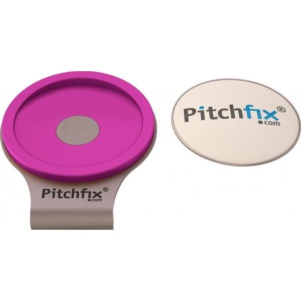 Pitchfix fioletowy klips na daszek z magnesem + marker