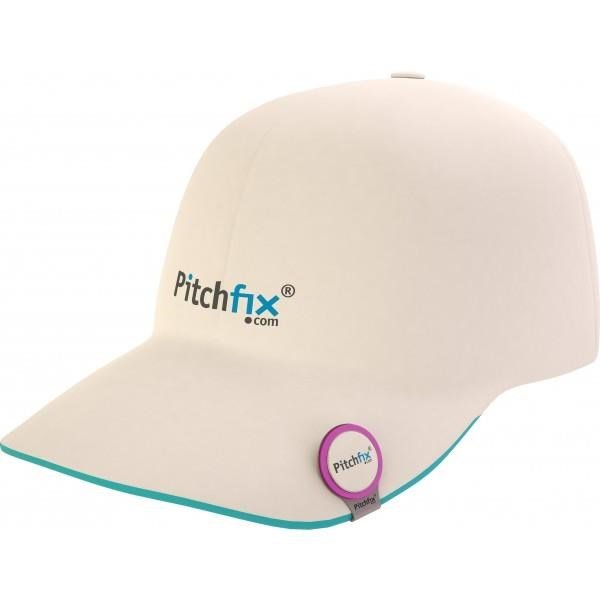 Pitchfix fioletowy klips na daszek z magnesem + marker