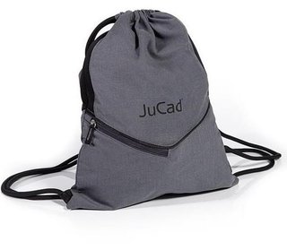 JuCad drawstring sports bag, szary