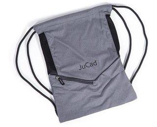 JuCad drawstring sports bag, szary