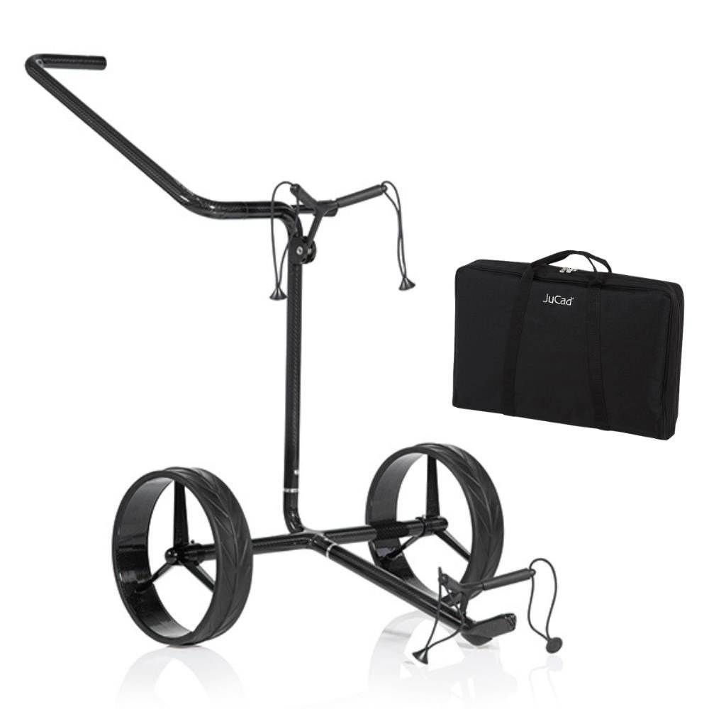 JuCad Carbon Shadow 2-wheeled wózek golfowy + torba