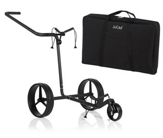 JuCad Carbon Shine 3-wheeled wózek golfowy + torba