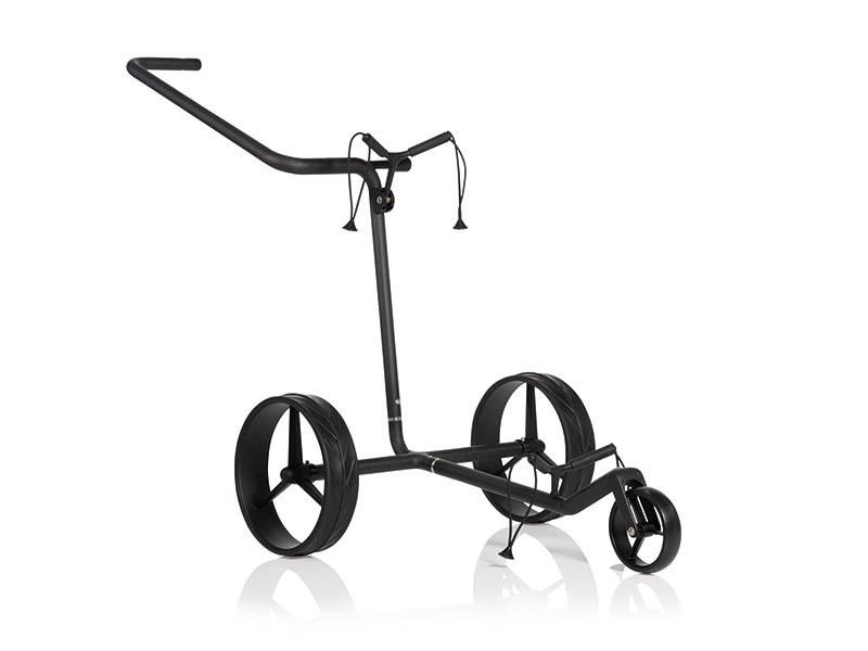 JuCad Carbon Shine 3-wheeled wózek golfowy + torba
