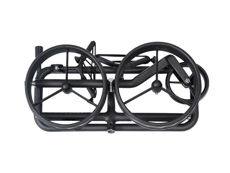 JuCad Carbon Shine 3-wheeled wózek golfowy + torba