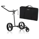 JuCad Carbon Shine 3-wheeled wózek golfowy + torba