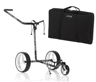 JuCad Carbon Zebra wózek golfowy + torba