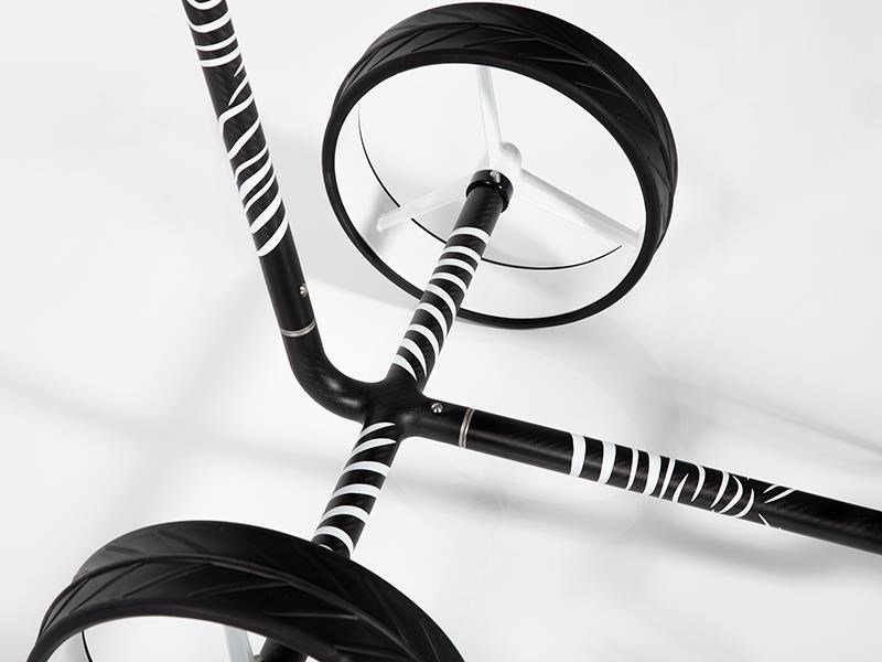JuCad Carbon Zebra wózek golfowy + torba