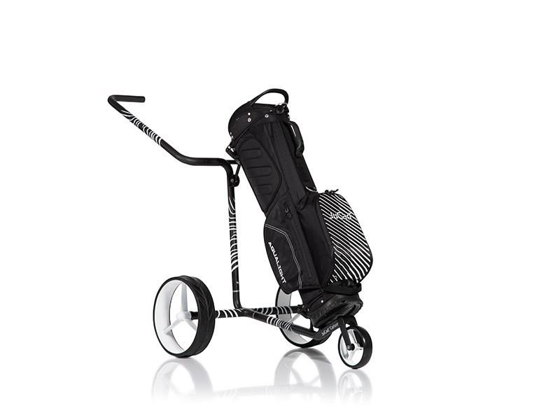 JuCad Carbon Zebra wózek golfowy + torba